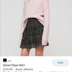 ALL SAINTS Sanse pippa skirt